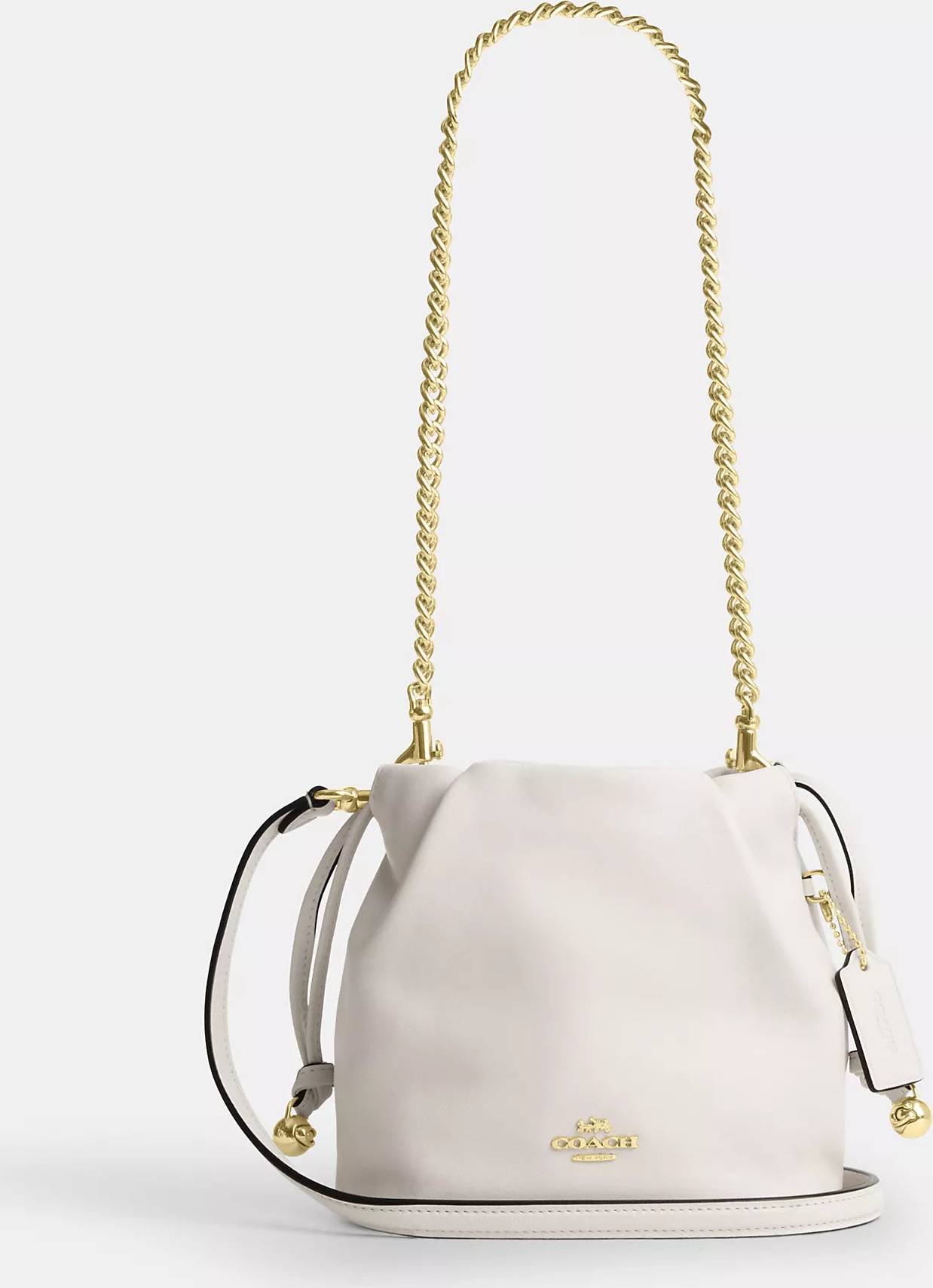 Coach Outlet Faye Mini Drawstring Bag White