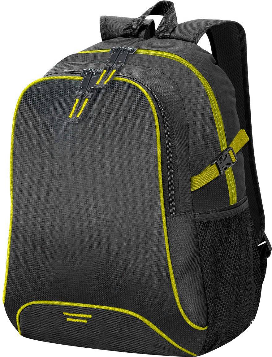 Osaka Basic Rucksack - Schwarz/Gelb