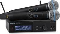 Shure SLXD+ Dual Wireless Handheld Microphone System