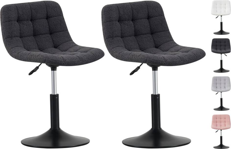 Grey Dressing Table Chair Height Adjustable