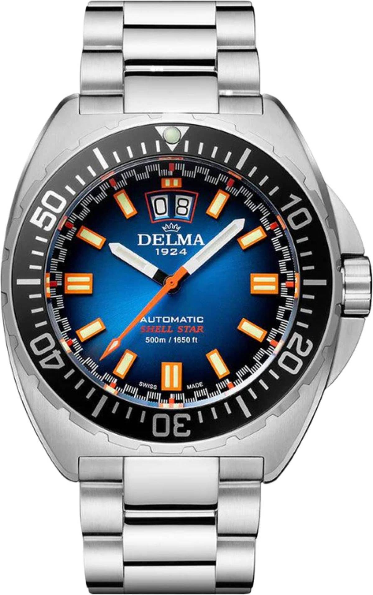 Delma Shell Star Big Date Automatic Watch