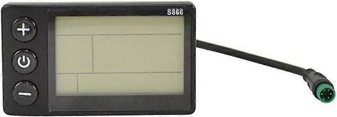 S866 Electric Bike Lcd Display Meter Control Panel