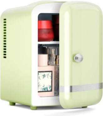 Retro refrigerator COWSAR Retro Mini Compact Fridge with 4L Capacity