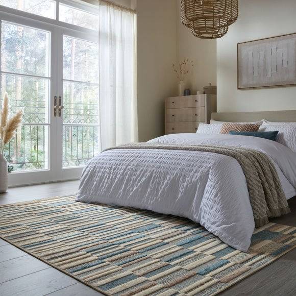 Dunelm Patchwork Stripe Rug