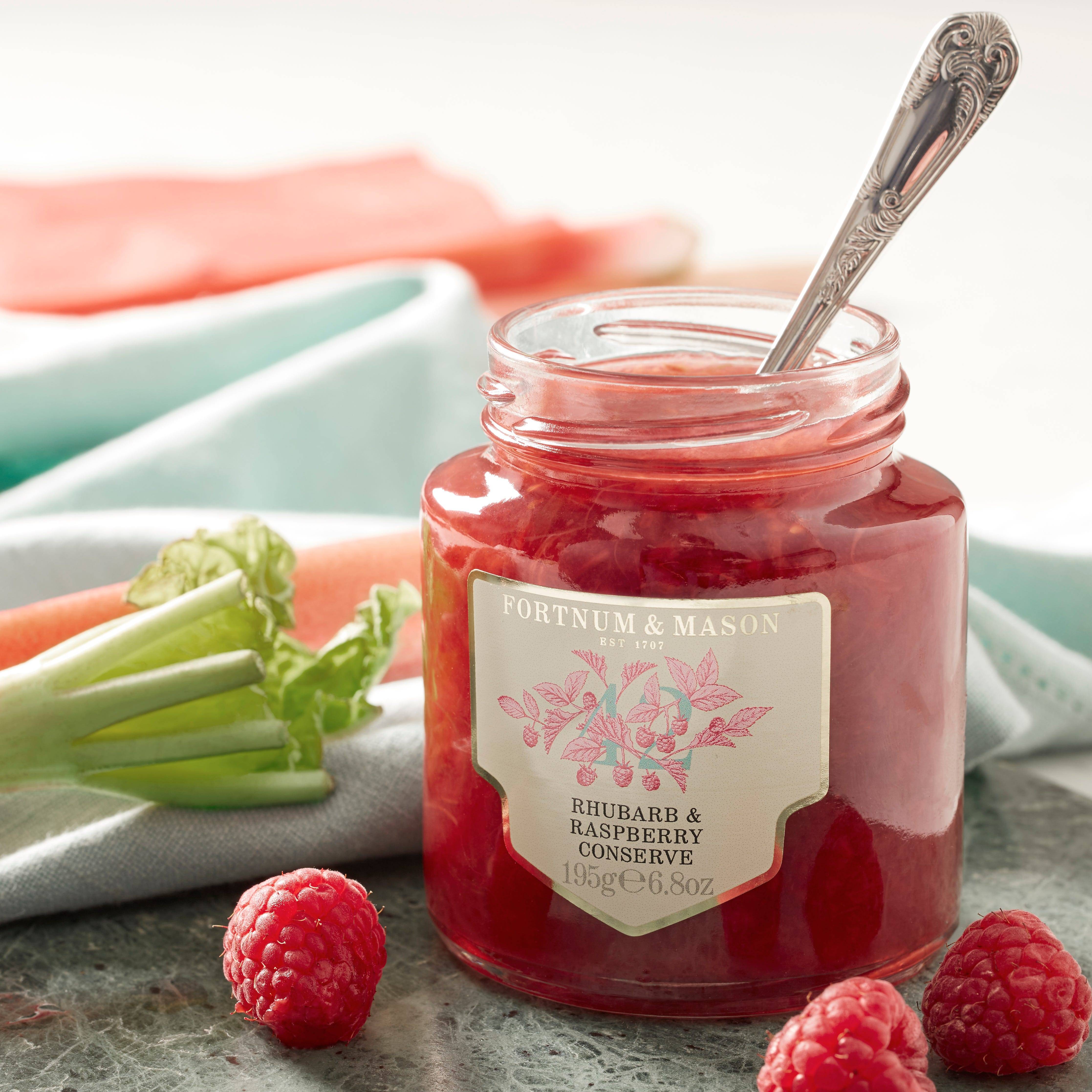 Fortnum & Mason Raspberry Rhubarb Conserve 195g