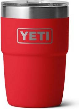 Yeti rambler Yeti Rambler Ceramic Lining Stackable Cup 8 oz Red