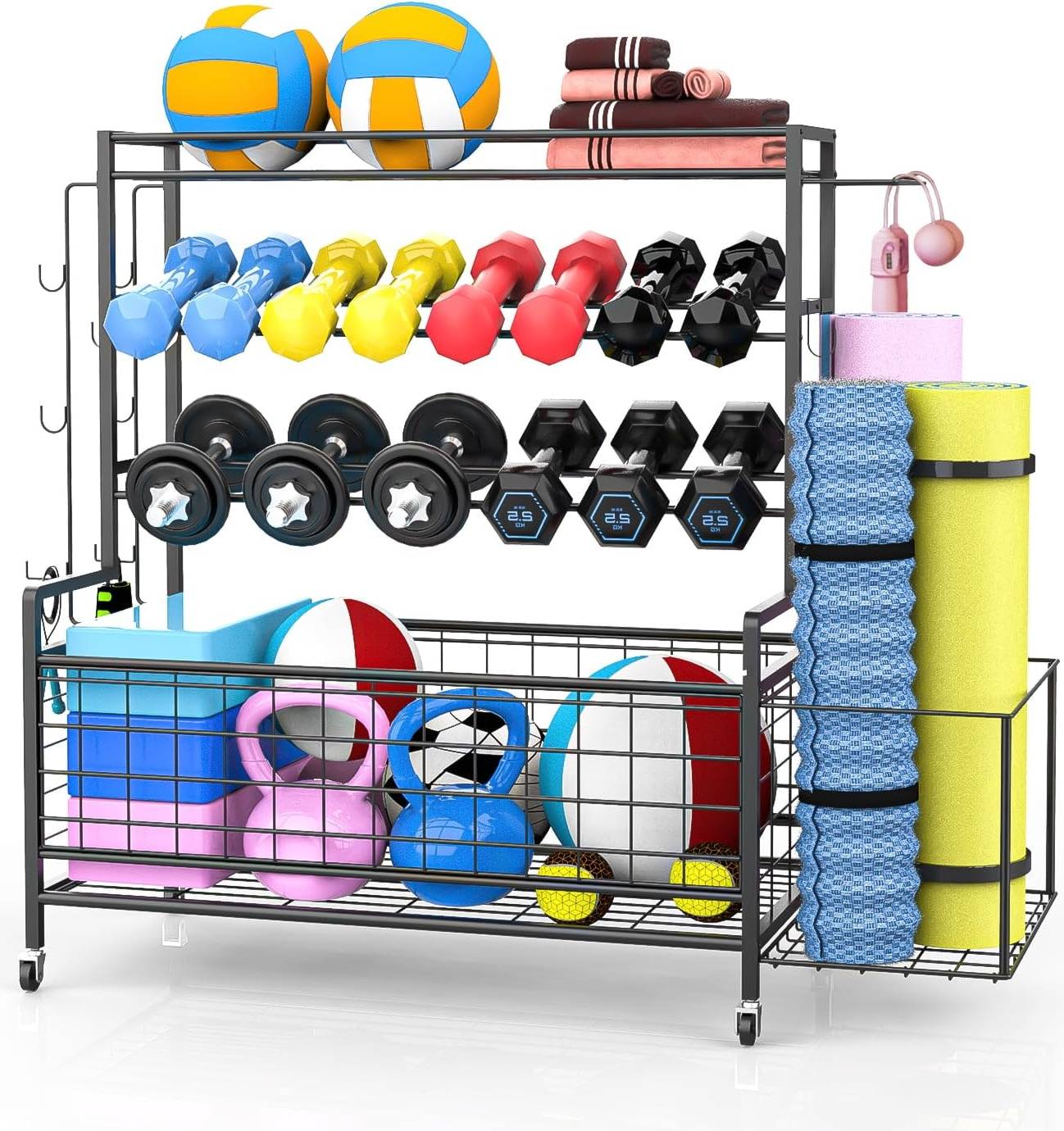 Home gym Garvee Home Gym Storage Rack