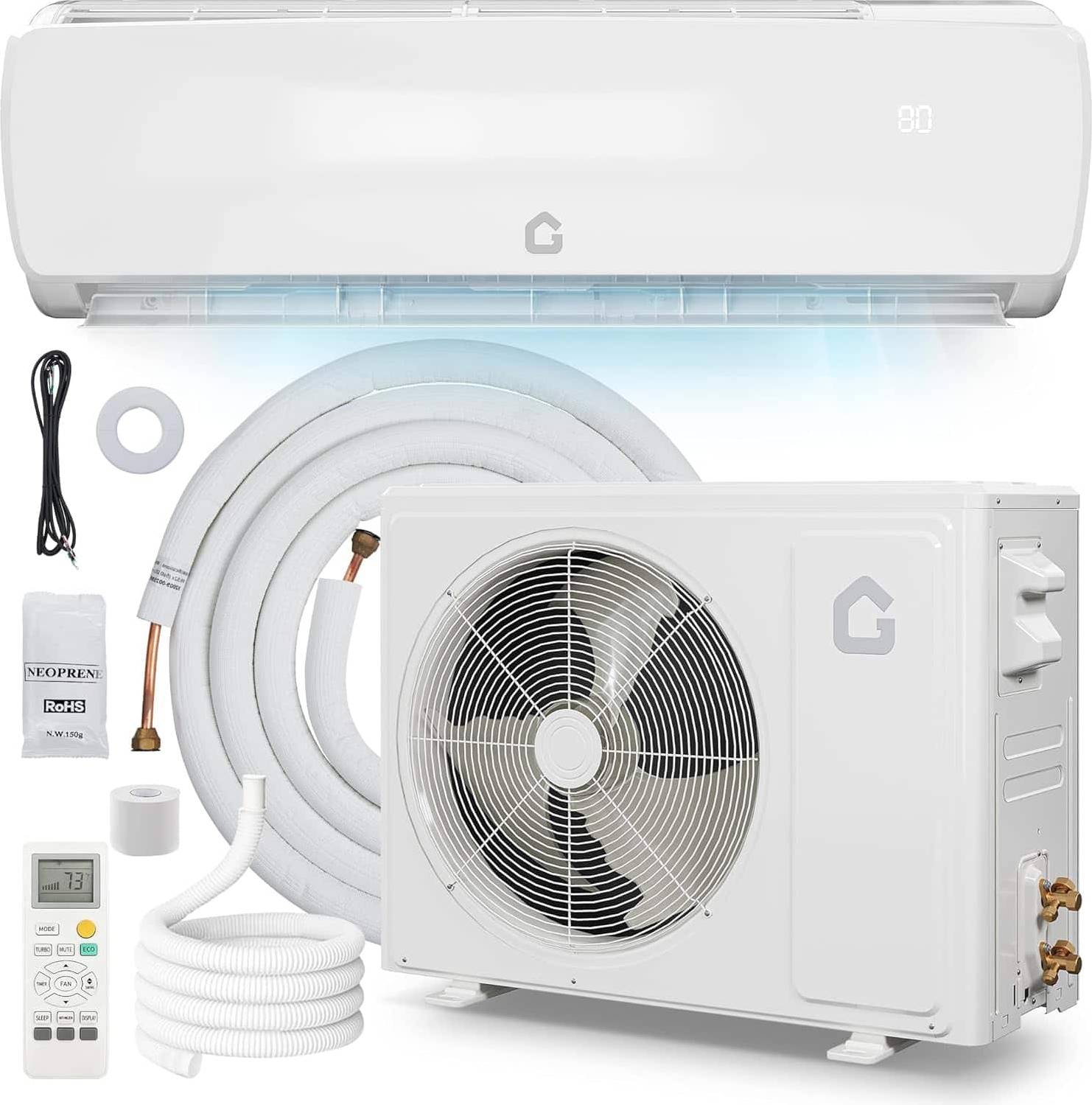 18000 btu split air conditioner Garvee 18000 BTU Mini Split AC Heating System
