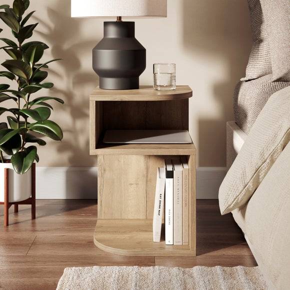 Dunelm Neo Open Bedside Table