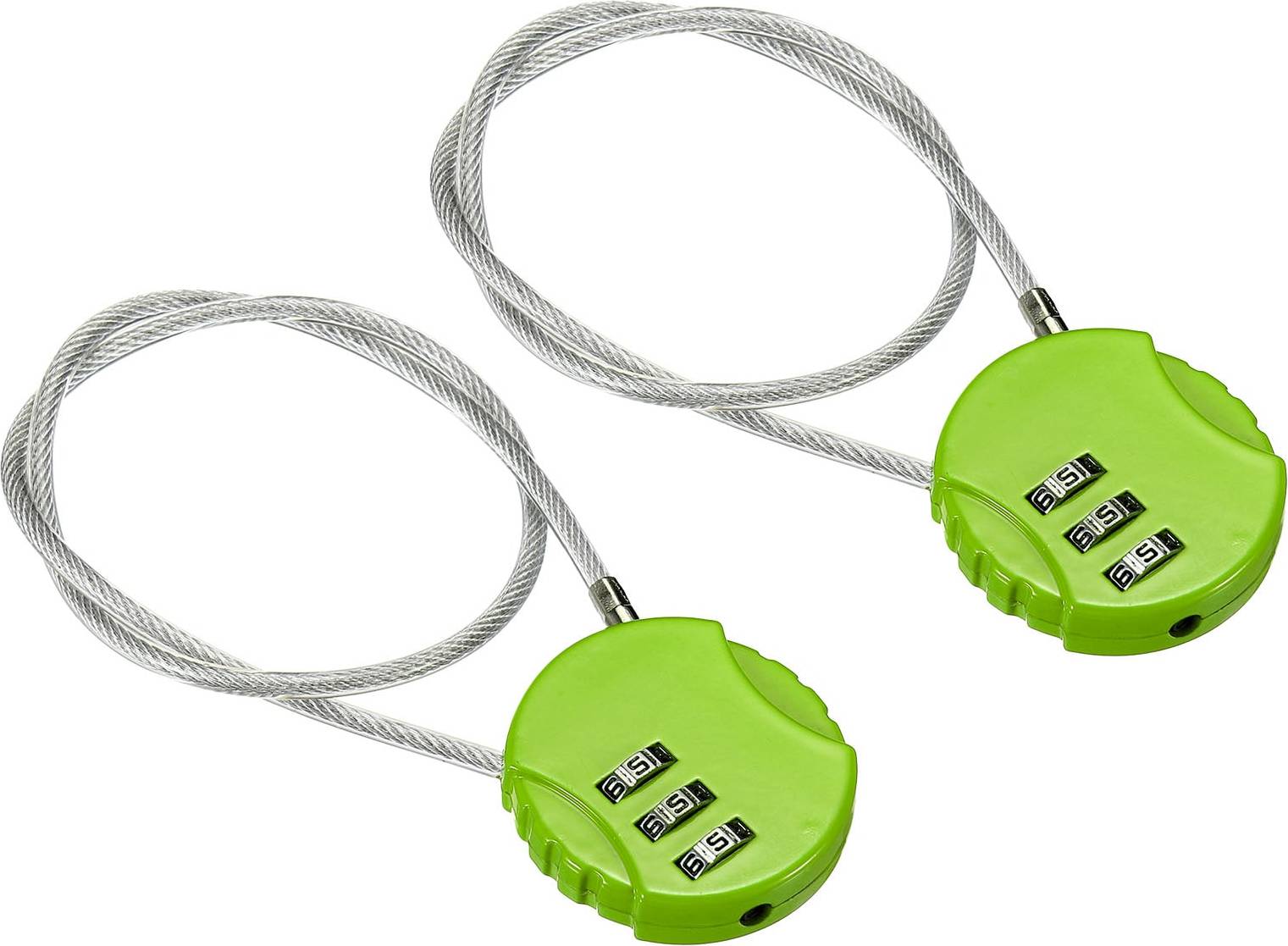 Combination lock PATIKIL Combination Lock 15 Inch 2pcs 3 Digit