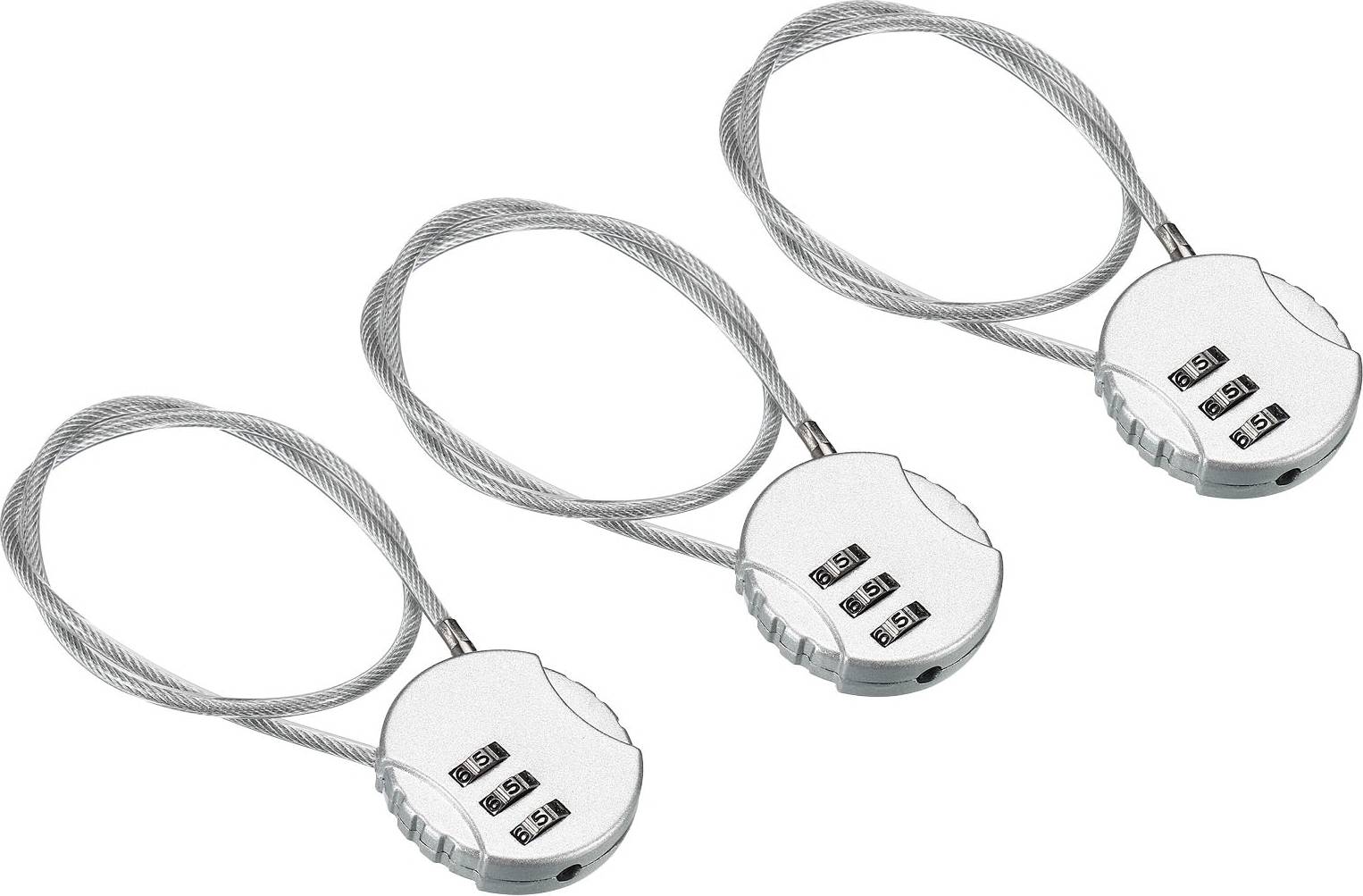 Combination lock PATIKIL Combination Lock 15 Inch 3pcs 3 Digit