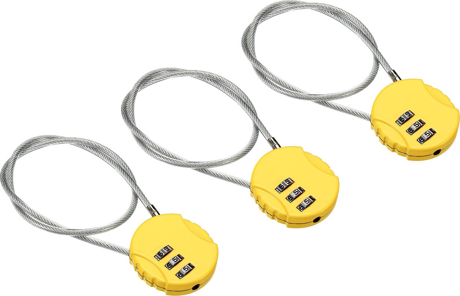Combination lock PATIKIL Combination Lock 15 Inch 3pcs 3 Digit