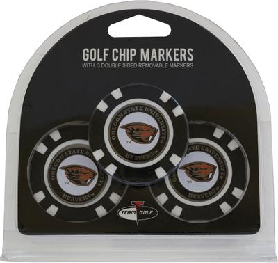 Team Golf Oregon State Beavers Chip 3-Pack Set