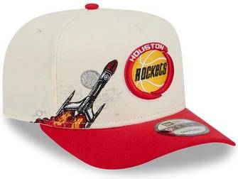 New Era Houston Rockets NBA Red 9FIFTY A-Frame Snapback Adjustable Cap - Unisex