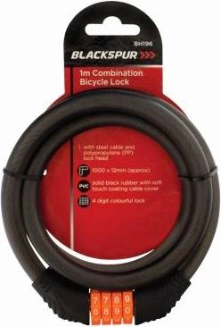 12Mm Combination Cable Lock