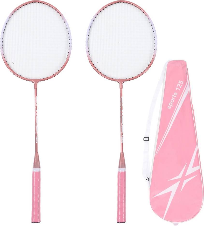 Pink Badminton Rackets with Case