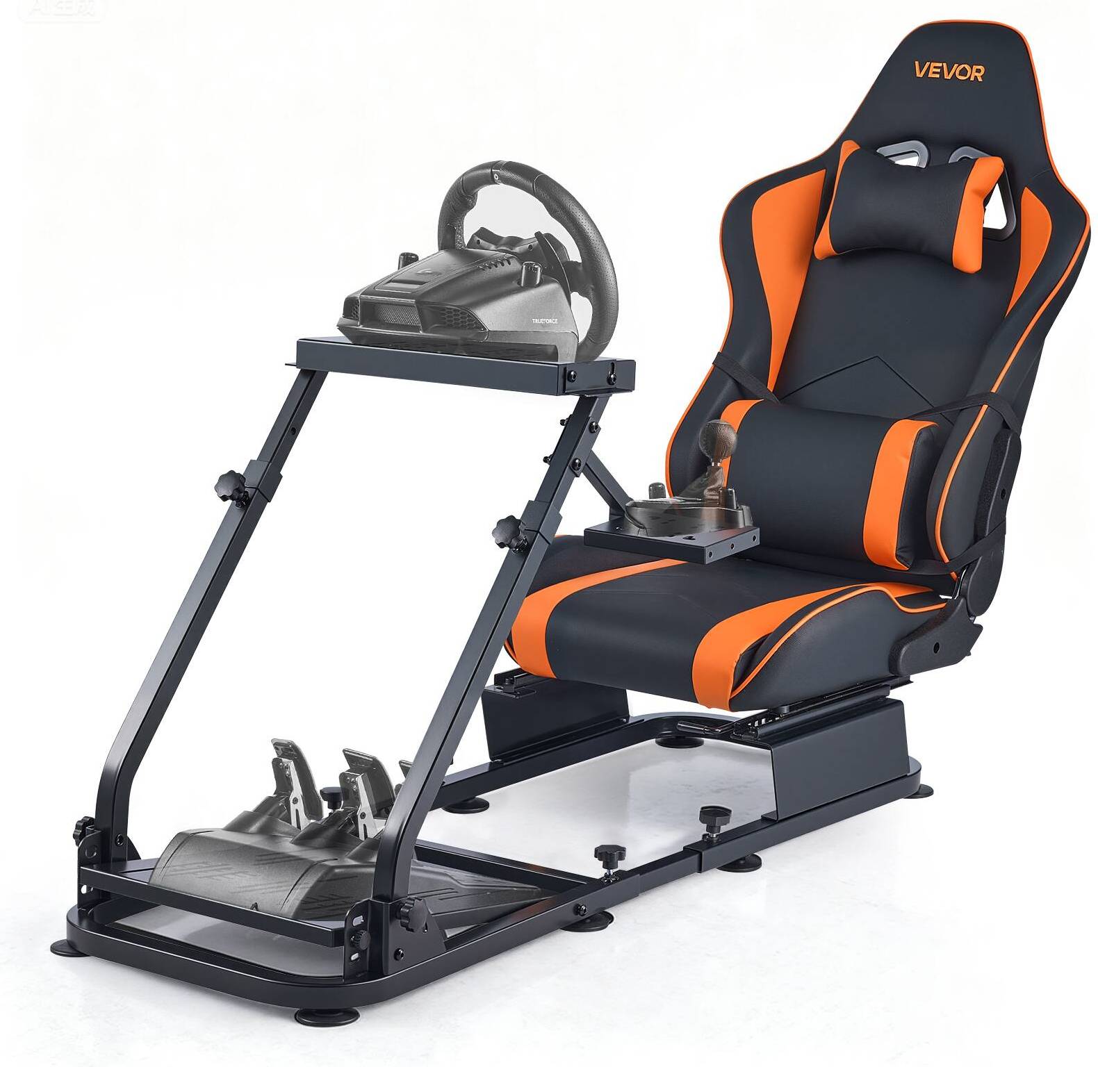 Racing cockpit VEVOR Racing Wheel Stand Heavy-Duty Simulator Cockpit Steering Stand