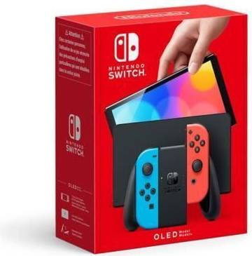Nintendo switch oled Nintendo Console Switch Modèle OLED Bleu Néon Rouge
