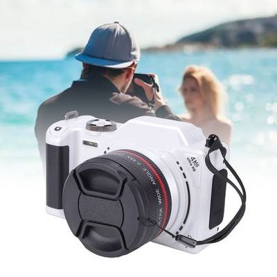 White Digital Camera 4K 64MP 3 Inch