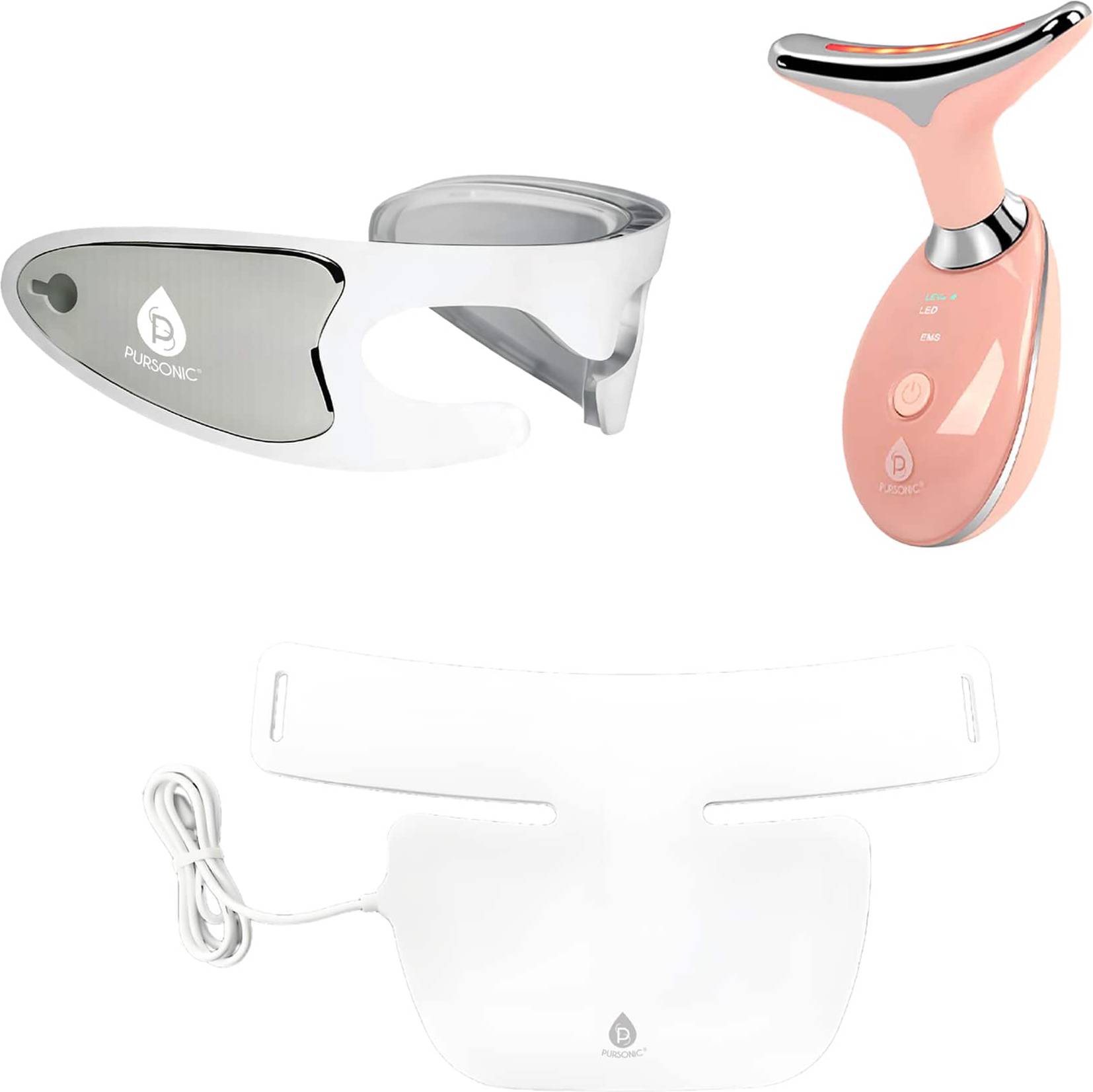Light therapy mask Pursonic Total LED Light Therapy System Eye Mask
