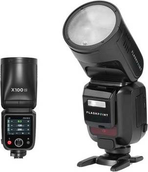 Flashpoint X100 TTL R2 On-Camera Li-Ion Round Head Flash