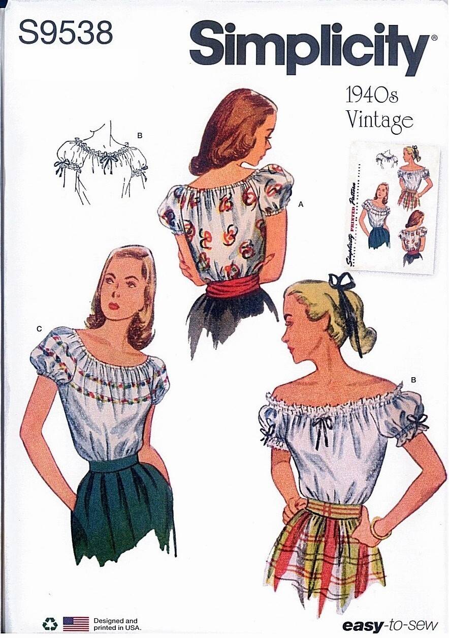 Simplicity Sewing Pattern 9538