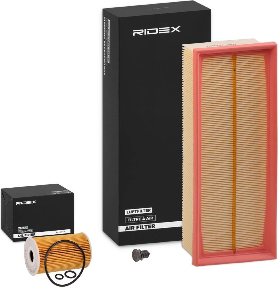 Ridex Filter Set Oil Drain Plug Pre-Filter