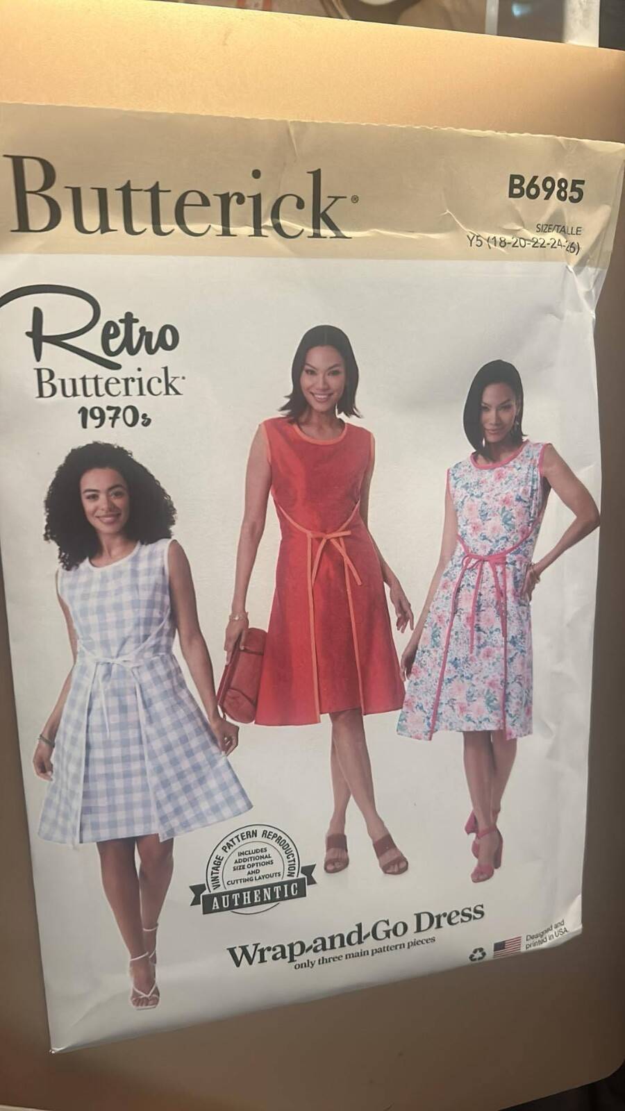 Buttericks Butterick Sewing Pattern 6985
