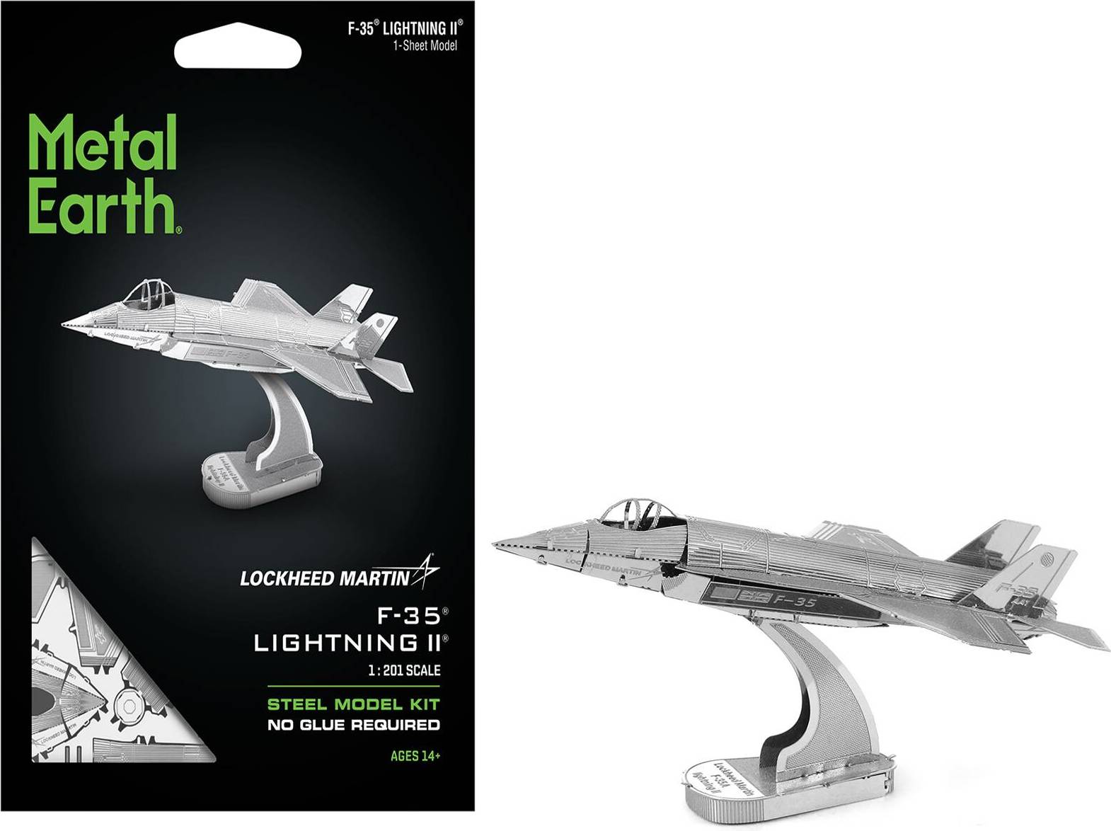 Metal Earth Lockheed Martin F-35 Lightning II Aircraft Model Kit