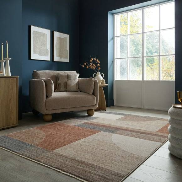 Dunelm Oscar Geo Rug