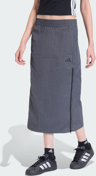 adidas City Tech Woven Rok Met Rits - Grey Six