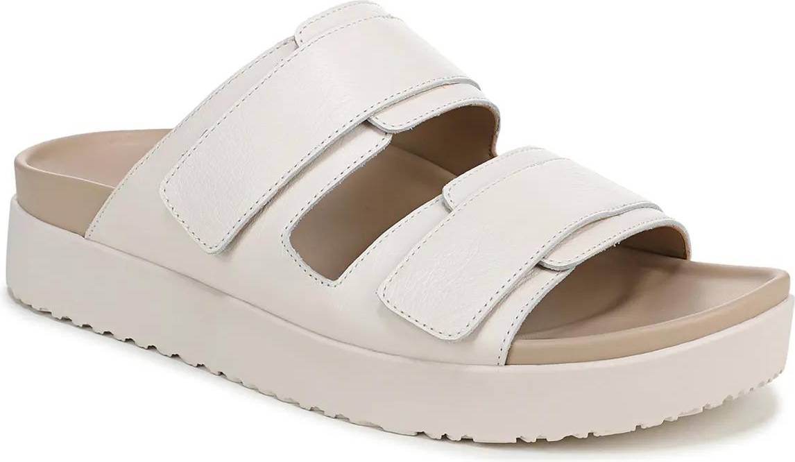 Vionic Riviera Slide Sandals - Light Beige