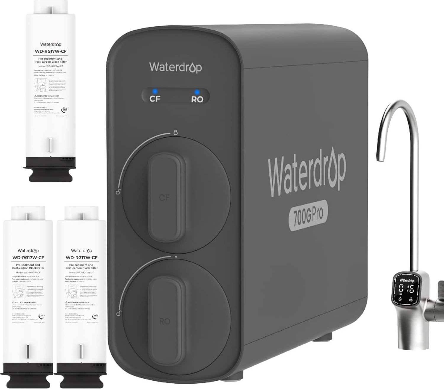 Reverse osmosis water system Waterdrop G5P700-Pro Reverse Osmosis System