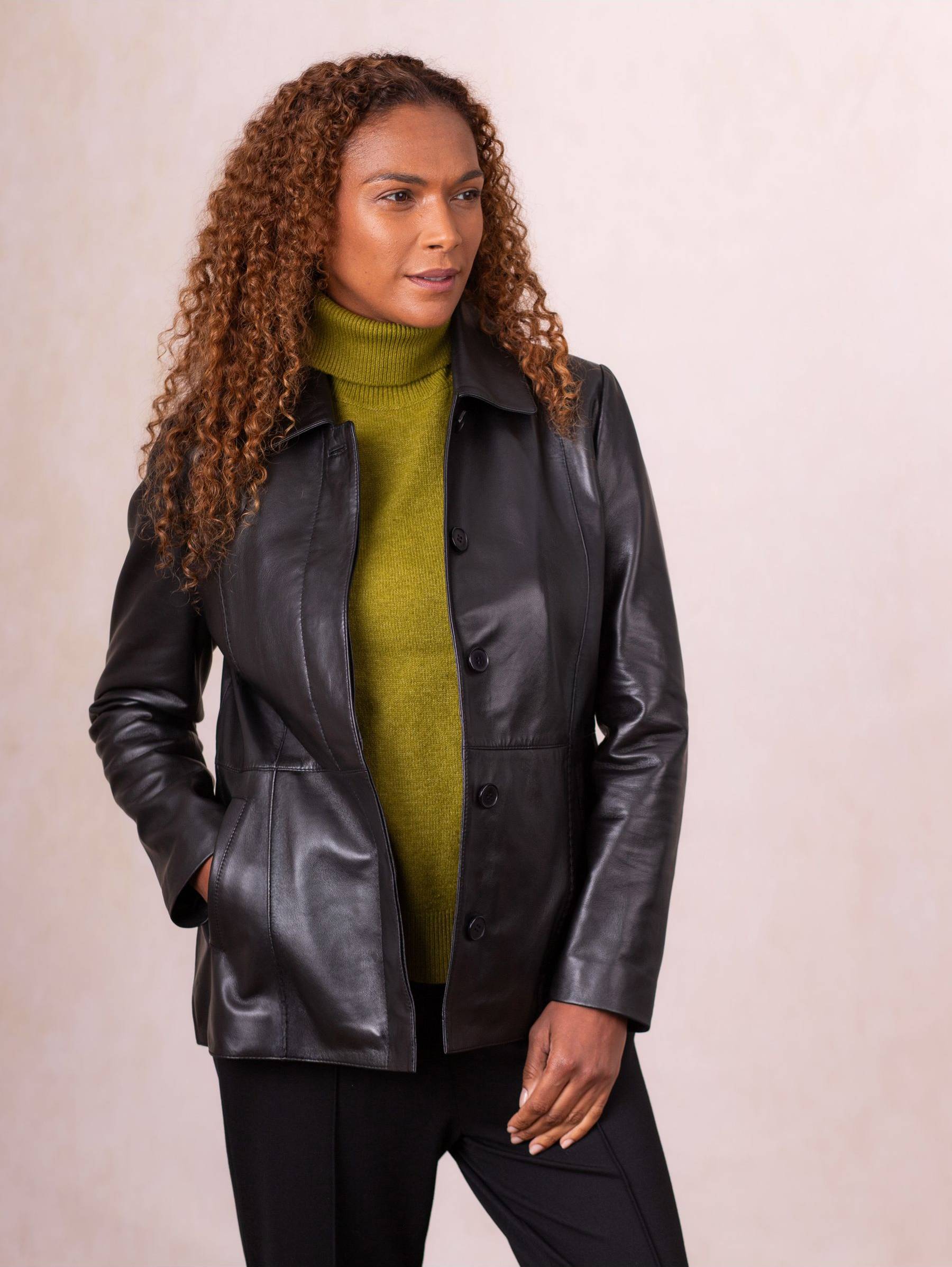 Collared Jacket - Black