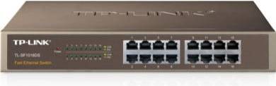 TP-Link TL-SF1016DS 16-Port Fast Ethernet Desktop Rackmount Switch