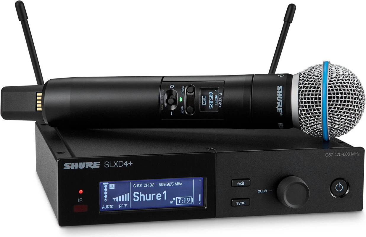 Handheld Shure SLXD24+ Handheld System