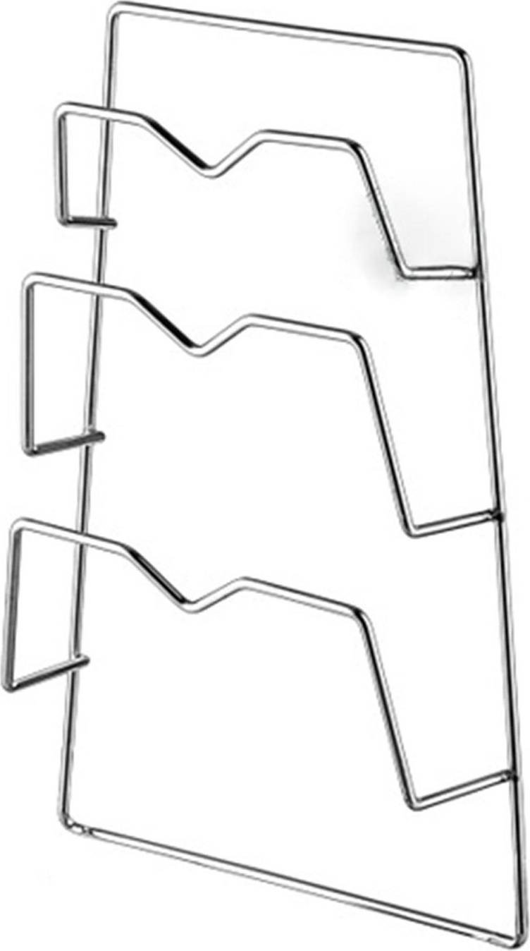 Tomtop Jms Wall Mounted Pot Lid Rack 3 Layers Kitchen Storage