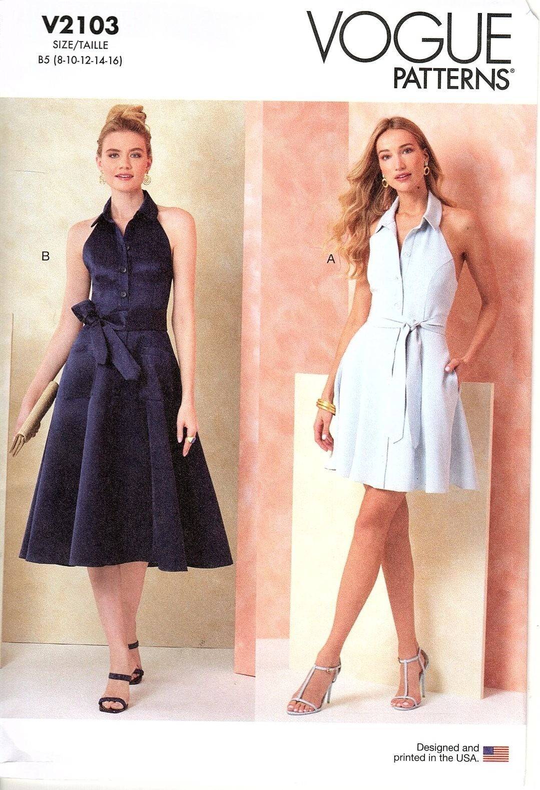 Vogue Paper Sewing Pattern 2103