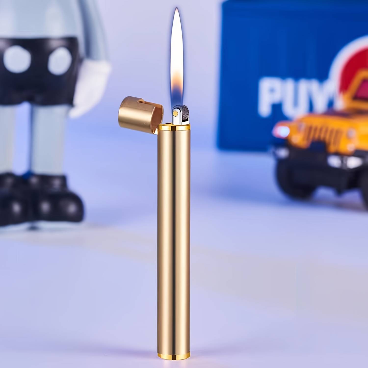 Temu Compact Wheel Mini Smoke Lighter