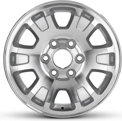 Road Ready Wheel Silver Alloy Rim 17 Inch