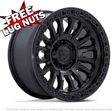 Fuel 20 Inch 20x10 Fuel Rincon Matte Gloss Black Wheel Rim