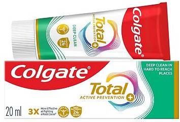 Colgate total Colgate Total Active Prevention Deep Clean Toothpaste 20ml