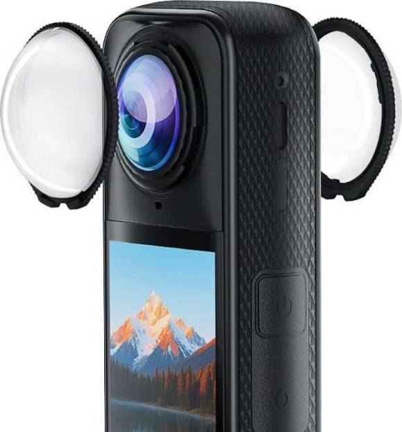 Insta360 x5 Puluz Insta360 X5 Standard Rotation PC Lens Guard
