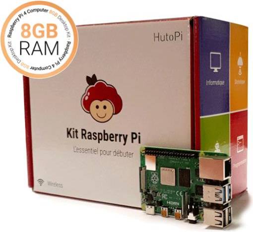 Raspberry pi 4 Raspberry Pi 4 Starter Kit 8 Go
