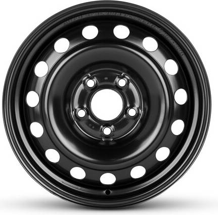 Road Ready Wheel Black Steel Rim 16 Inch