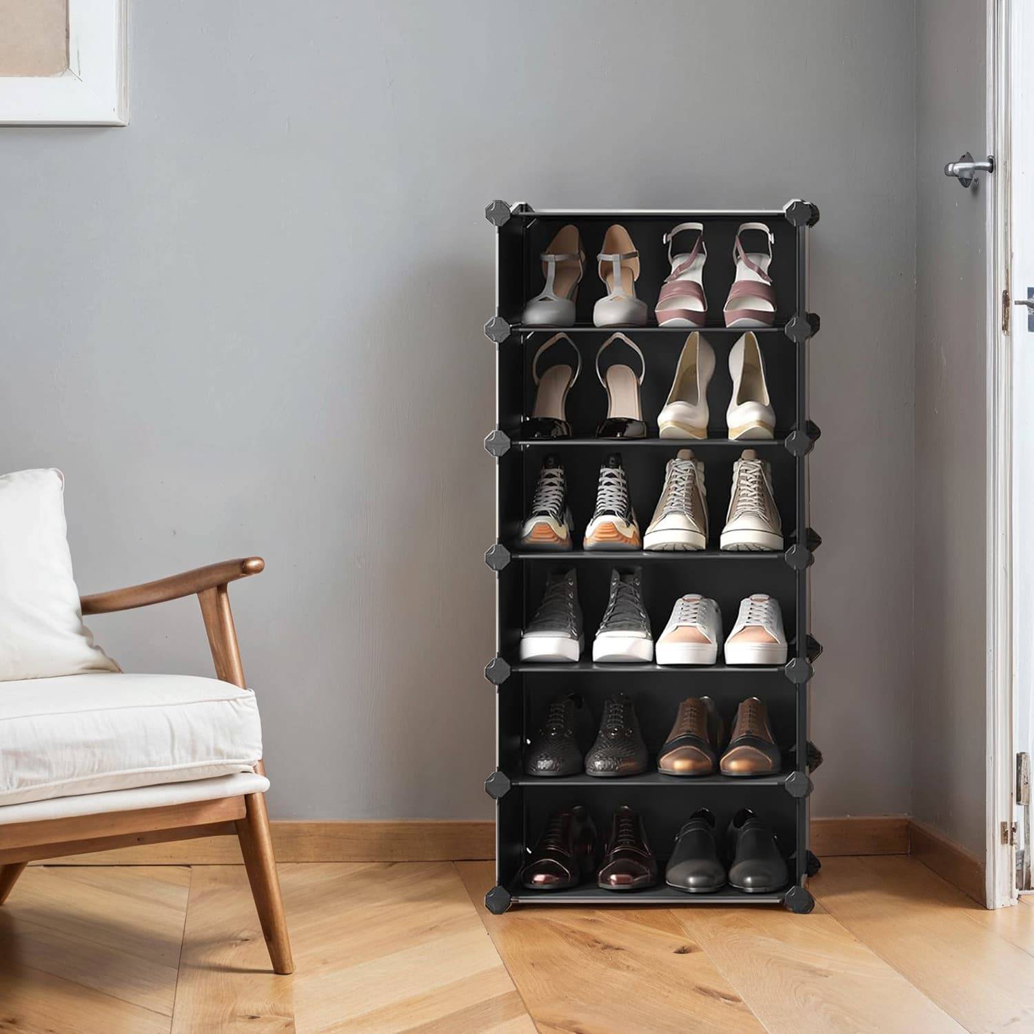 Songmics 10-Tier Modular Storage Unit Shoe Rack