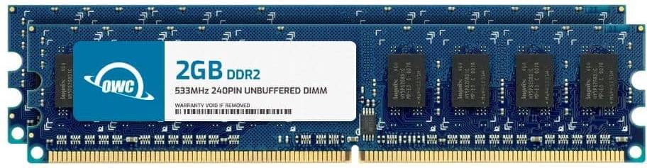 OWC 4GB DDR2 533 PC2-4200 CL4 2Rx8 Memory RAM Module Kit