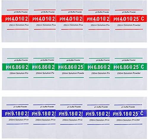 pH Meter Buffer Solution Powder 15 Pack