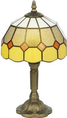 Tiffany style lamp Homcom Tiffany Style Orange Table Lamp