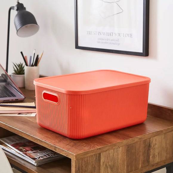 Dunelm Ribbed Storage Box